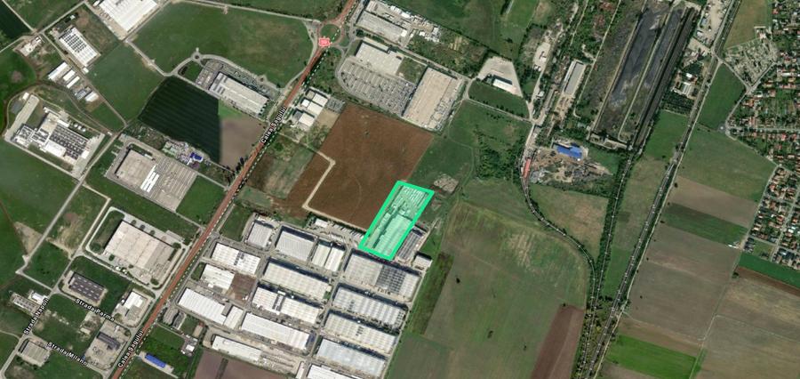 Hală industrială modernă de vânzare Timișoara, Zona Industrială Incontro