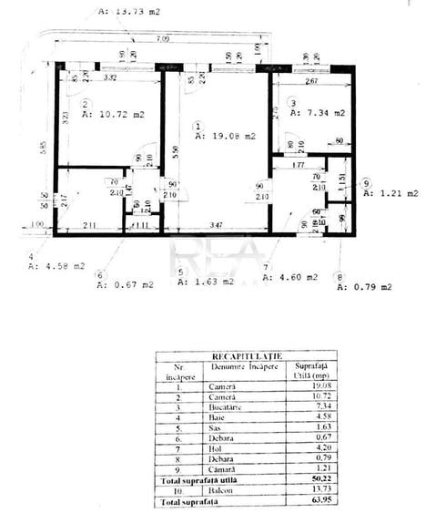 2 camere Iancului, an 1979, metrou, 52 mp, renovat