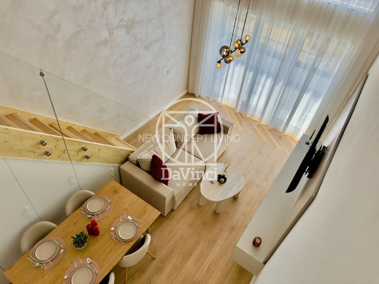 Penthouse 3 camere, intabulat, mobilat si utilat - dressing + 2 bai - 5