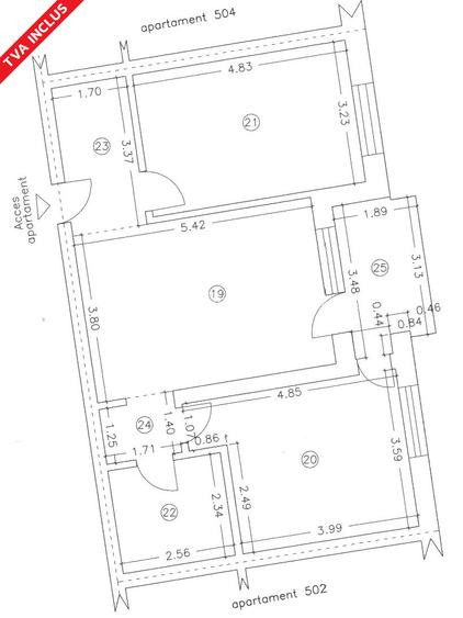 ✅Apartament cu vedere la mare · bucătărie separată 15.6m² · parcare - 1