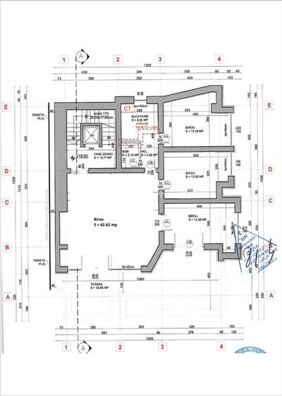 Inchiriere spatiu amenajat, suprafata 110 mp + terasa 35 mp, Comision 0% - 9