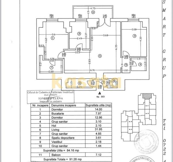 Apartament Upground | 3 camere | Ready to move