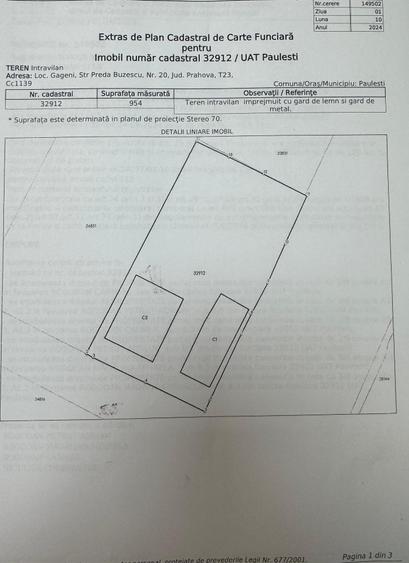 Gageni, casa care inseamna acasa, zona linistita, teren generos