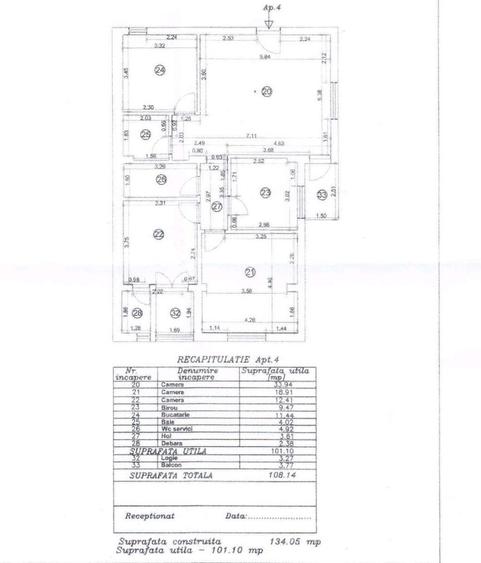 Cismigiu 4 camere decomandat mobilat de inchiriat