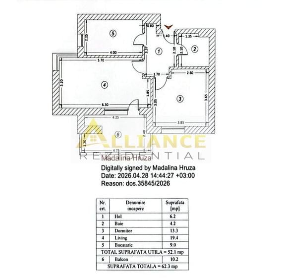 2 Camere Premium | The Grand Krystal | 62,3 MP | Parcare Cadastrata |
