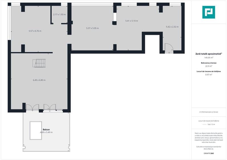 Penthouse ultracentral la Bermo Kaufland - 2