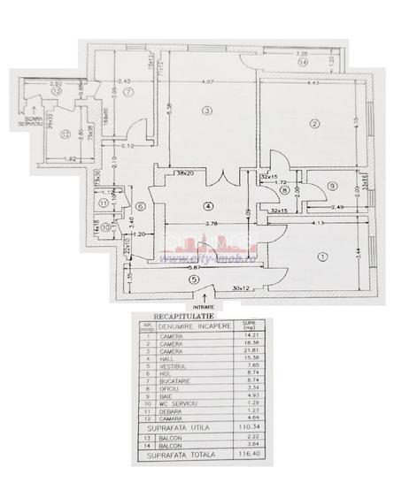 Vanzare Apartament 3 camere Zona Parcul Gradina Icoanei, Bucuresti - 15