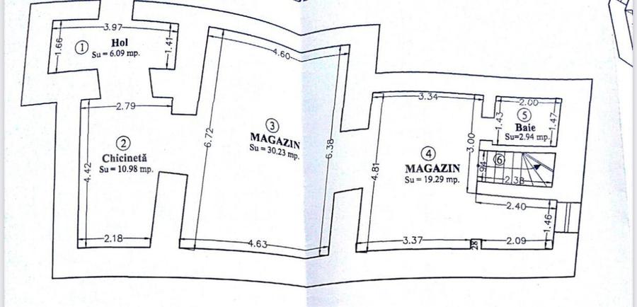 Spațiu Comercial, 70 mp , demisol, ultracentral