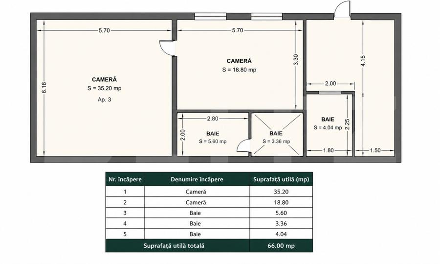 Spațiu de birouri de închiriat | Parter | Zonă centrală - 6