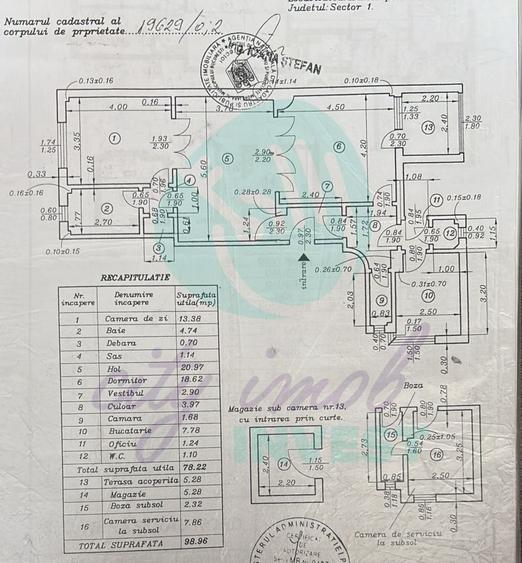 Apartament 3 camere parter, ideal birou – Dorobanți