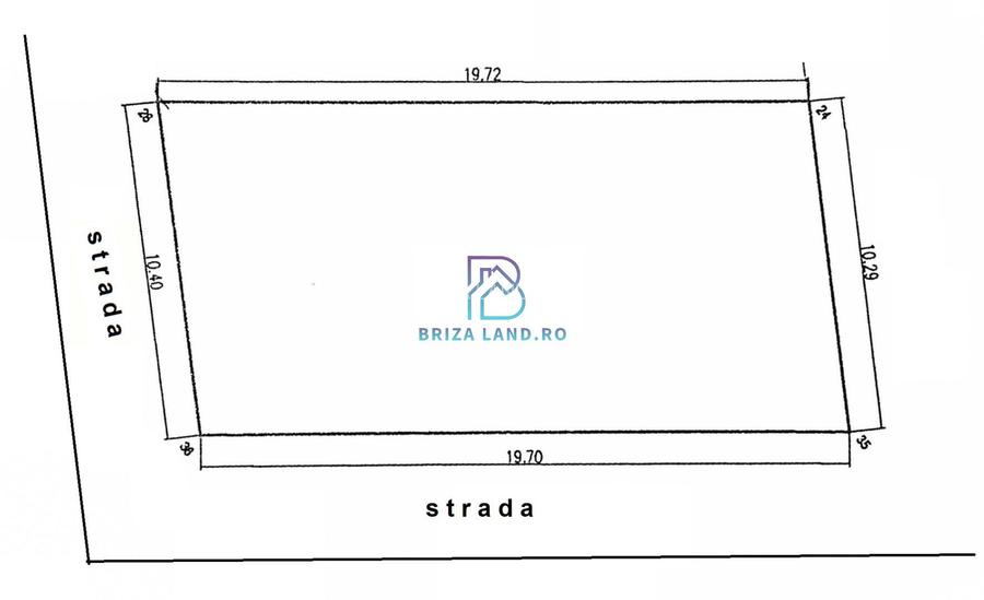 Sos. Chitilei, Infratirii, teren 203mp desc. dubla 19.7m x 10.4m liber - 4