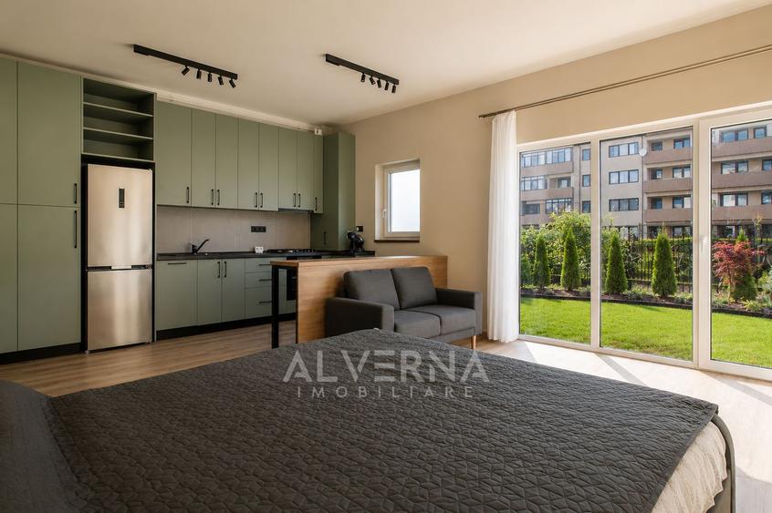 Apartament 1 camera | Studio | 41mp + gradina 29mp | *parcare | Baciu