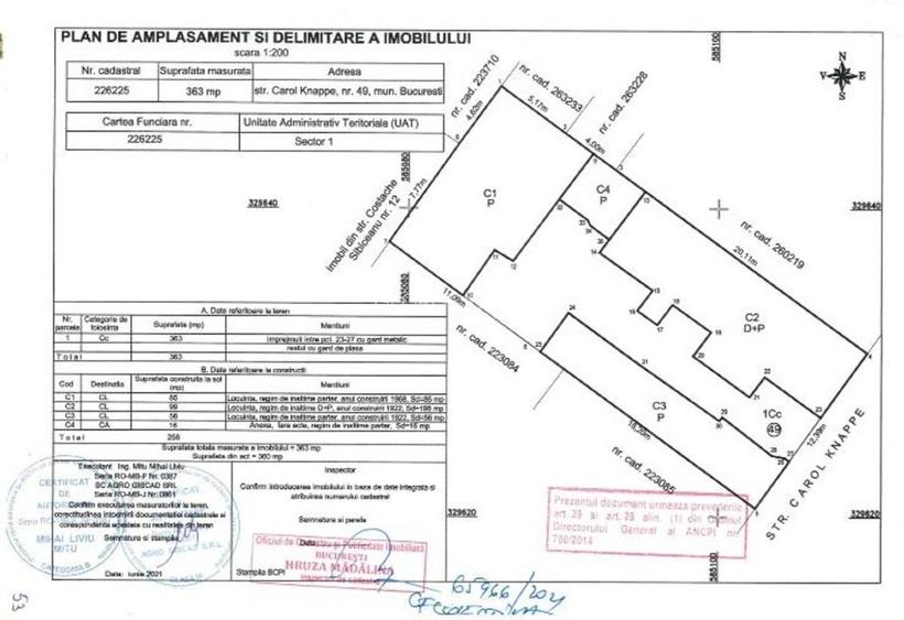 TEREN  DOMENII DEPUS SPRE AUTORIZATIE DE CONSTRUCTIE  S+P+2Et. BLOC TIP BOUTIQUE - 2
