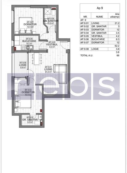 VANZARE APARTAMENT 3 CAMERE | LIZEANU | BLOC NOU | PARCARE | TERASA - 5
