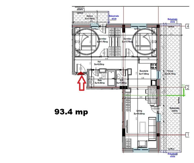 2 camere Metalurgiei Carrefour – proiect nou 2025