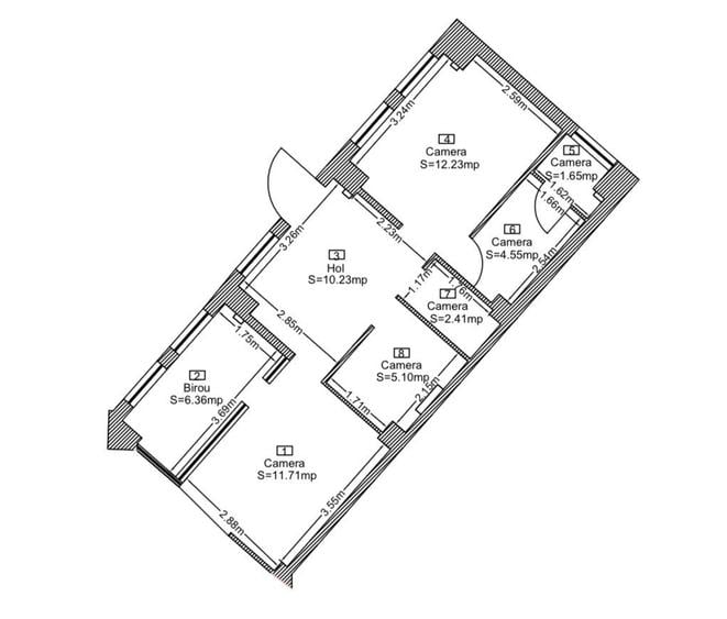 Spatiu comercial zona semi-centrala cu chirias