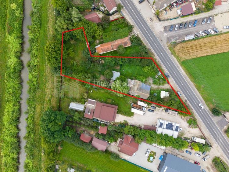 Casă cu teren 2.200 mp și deschidere la DN13 | Zonă mixtă | Brașov, Stupini - 2