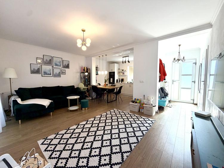 Duplex elegant, 3 camere, 77 mp utili, mobilat/utilat - Sanandrei