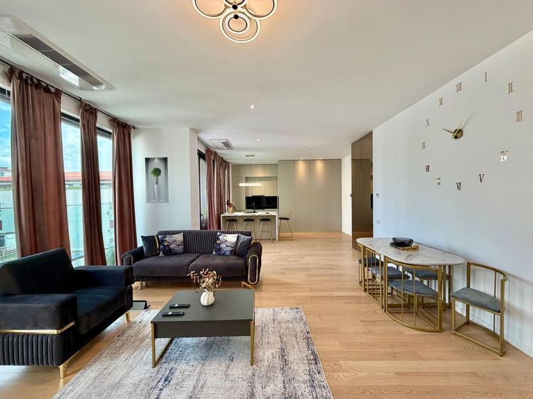 Penthouse premium de închiriat | WIN Herăstrău | 4 camere | Terasă de 50 mp
