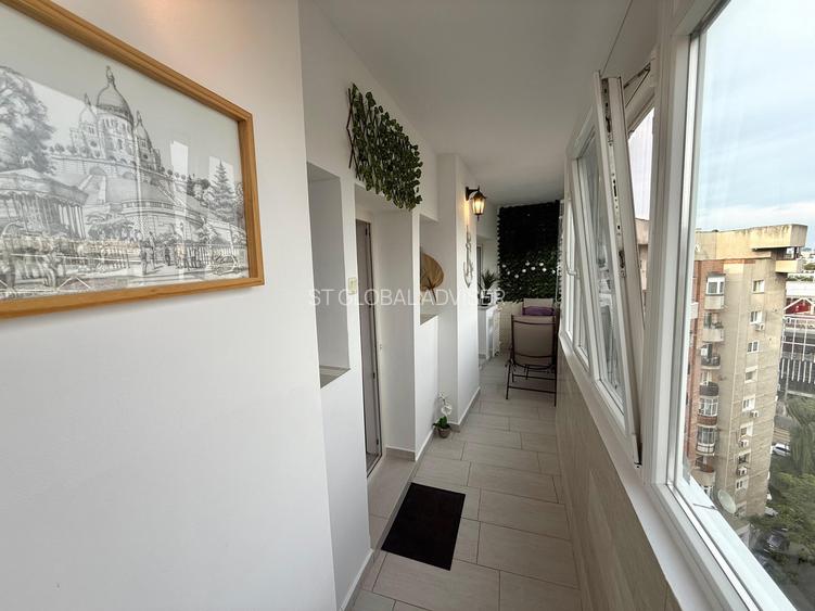 Apartament 2 camere spatios, 67 mp, mobilat cu priveliste panoramica