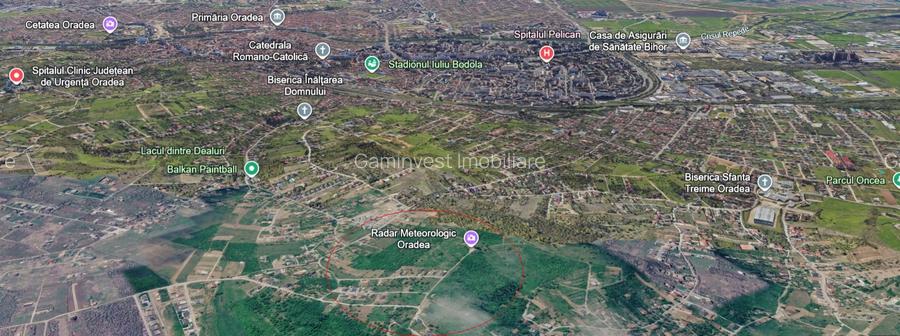 Teren intravilan de vanzare in Oradea, dublu front stradal, zona Izvorului - 3
