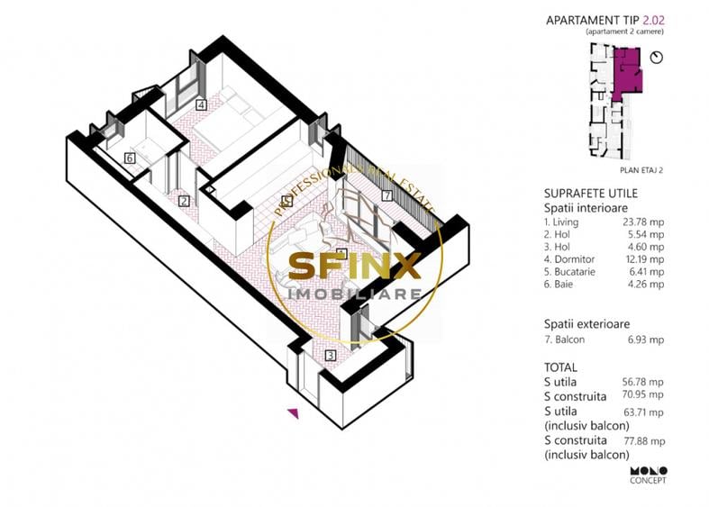 2 camere | Bloc boutique 2025 | Stefan cel Mare | centrală