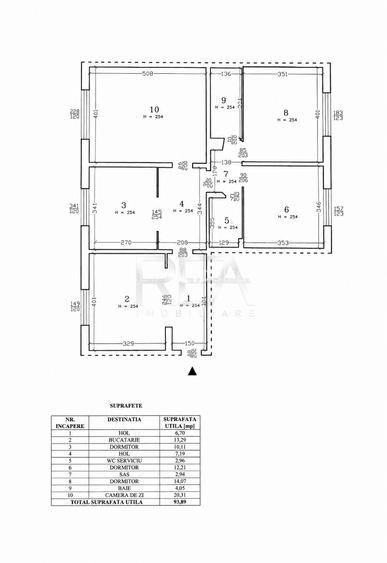 4 camere - Decomandat- 94mp - Trafic Greu - 14