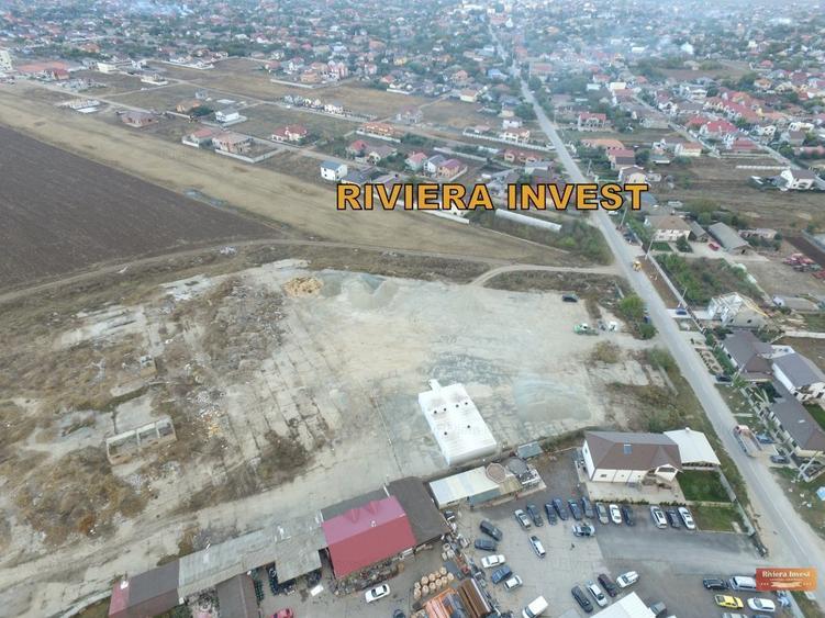 Cumpana teren de inchiriat cu platforma betonata