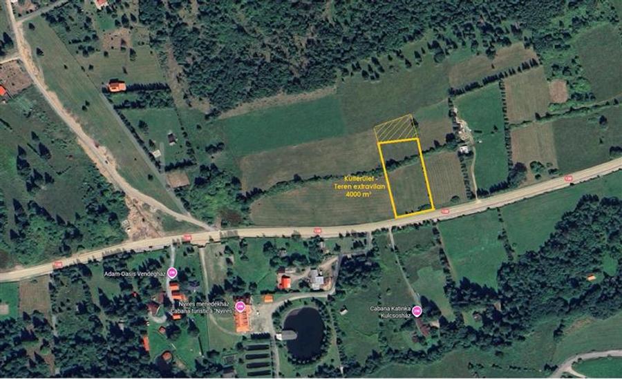 Teren extravilan in Borzont, langa DN13B