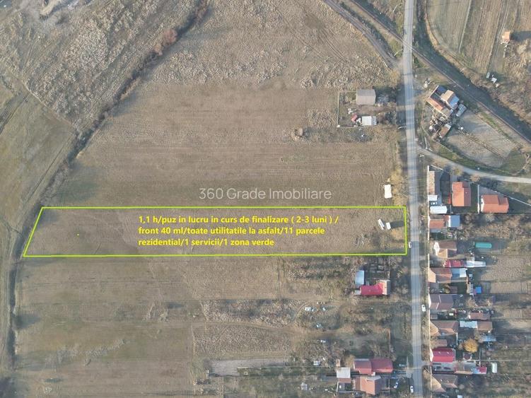 Teren 1,1 Hectare Toate Utilitatile Acces Asfalt - 3