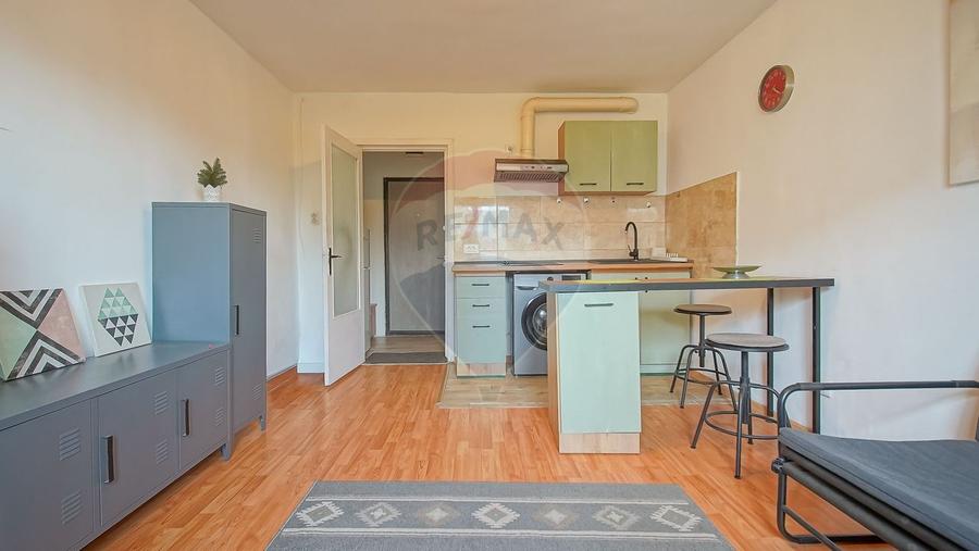 Garsonieră de vânzare în zona Astra, 22 mp, etaj 2, renovată