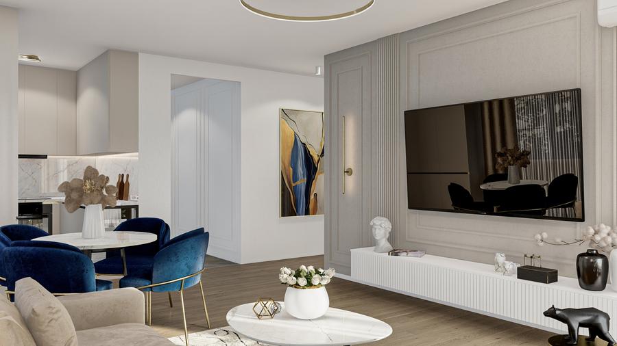 MONARCH RESIDENCE - Apartament 3 camere , boxa inclusa!