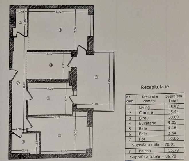 Apartament cu 3 camere in zona Herastrau, cu parcare inclusa