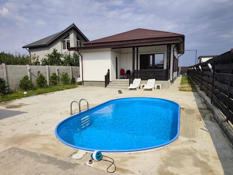FARA COMISIOANE casa eleganta cu 3 camere 2 bai piscina P+M placa la cheie