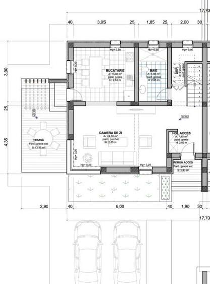 Casa tip duplex, 114mp utili, 335mp teren, cartier nou, Ghimbav