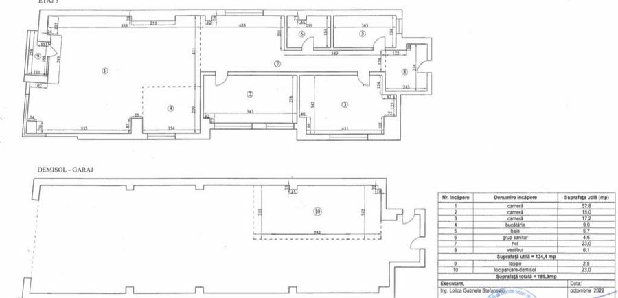 Aviatorilor | Living 53 mp | 134 mp Utili | Parcare Inclusă