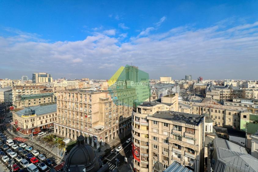 Studio 2 niveluri, terasă 11 mp, vedere spectaculoasă-Calea Victoriei - 25