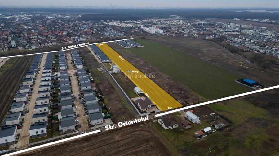 Teren intravilan, 12.200 mp+ toate utilitățile, străzi asfaltate, Tunari - 7