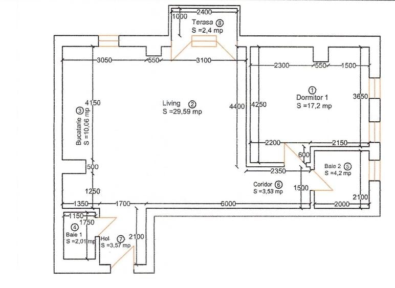 Apartament 2 camere, finisaje lux, complet mobilat si utilat - 1