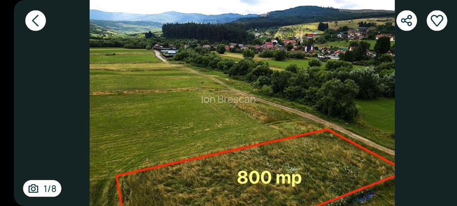 Vand teren intravilan intabulat si construibil in suprafata de 800 mp în Pucaren - 3
