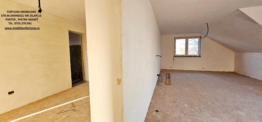 Casa nefinalizata si 2000 mp teren,la 10km de oras