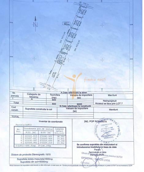 TEREN DE VANZARE DOMNESTI, 600 mp