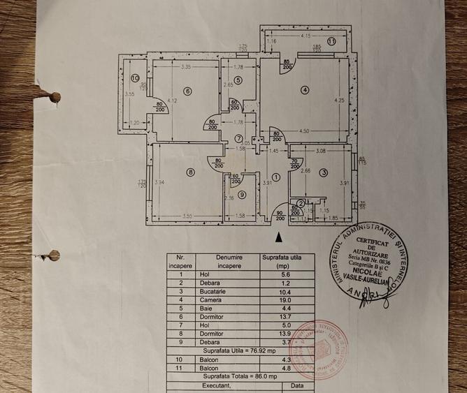 3 Camere 86 m.p. Decomandat Parter Zona Pacii - Str Părăluțelor