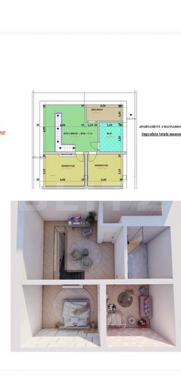 Apartament cu 4 camere, 69.17 mp, zona Rediu – Str. Prisacii