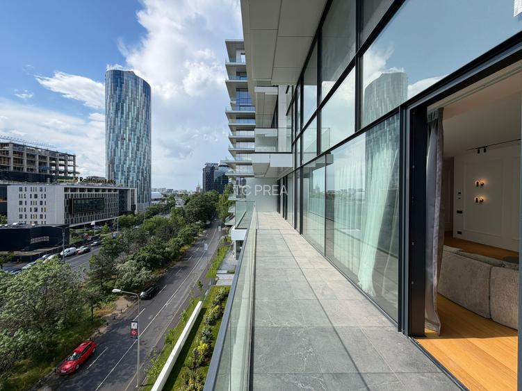 4 camere lux One Floreasca Towers, Sky Tower, Promenada - 16