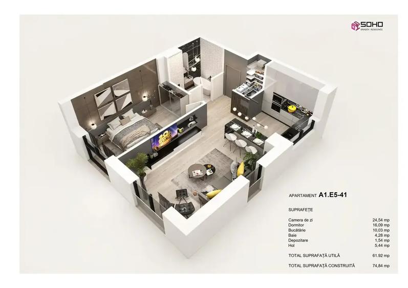 Apartament 2 camere