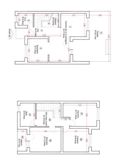 Casa insiruita cu 4 camere si 2 bai in Giroc 86mp utili aproape de principala