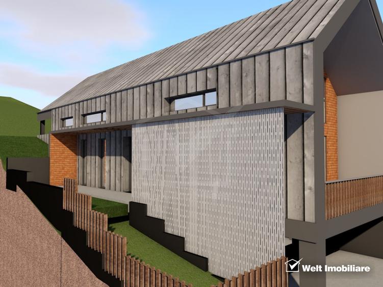 Teren construibil cu proiect casa in Feleacu-Cluj