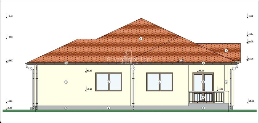 Duplex in stadiu de proiect, zona Baragan, Sighisoara - 9