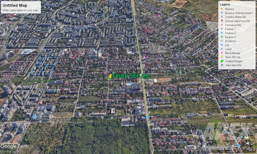 Teren imprejmuit 800 m | Toate Utilitatile | Drumul Taberei - Valea Furcii